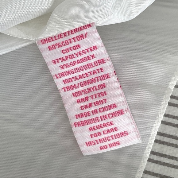 Betsy Johnson Y2K One Shoulder Ruffle Stripe Mini Dress - Picture 14 of 16